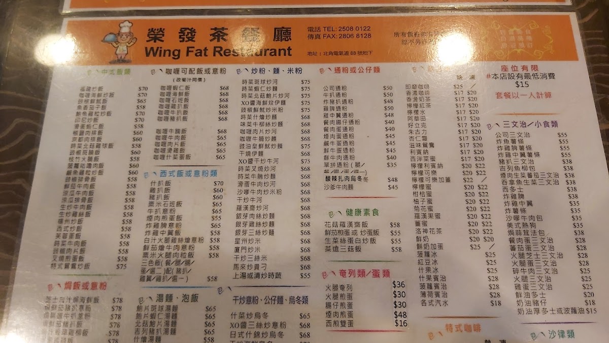 Menu Wing Fat Restaurant-7